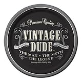 Creative Converting 8 Count Vintage Dude Round Dinner Plates