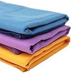 Microfiber Sports & Travel Towel (XL, L, M or S) - Fast Dry, Super Absorbent. Perfect for Beach, Travel, Sports, Camping, Yoga, Fitness or Gym