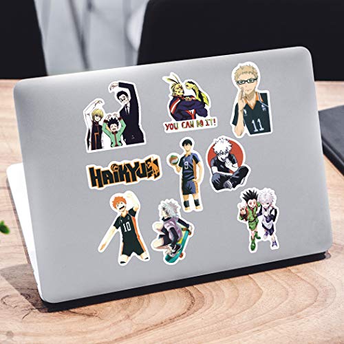 Japanese anime Cartoon Stickers: My Hero Academia, Hunter X Hunter Haikyuu Stickers (150pcs) for Skateboard Laptop Car Bumper Helmet Bike - Image 7