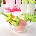 Chichic Popsicle Molds, Ice Pop Maker, Ice Pop Molds, BPA-Free, Repeated Use, Set of 6 (Diamond, Sky Blue)
