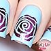 Whats Up Nails - Rose Petals Nail Stencils Stickers Vinyls for Nail Art Design (2 Sheets, 30 Stencils Total)