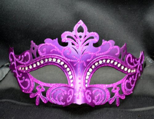 New Purple Classic Mask Mardi Gras Venetian Halloween Ball Prom Masquerade Mask