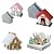 Aluminum House Cake Mold Bakeware Muffin Baking Pan Bread Mould