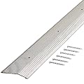 M-D Building Products 78071 Fluted 1-3/8-Inch by 36-Inch Carpet Trim, Silver