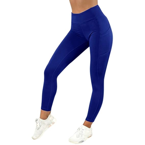 ??Damen Hosen ABsoar Sport Leggings Hohe Taille Strumpfhose Yogahosen Blinkdicht Sportlichen Hose Workout Laufenhose Freizeit