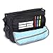 J World New York Terry Cute Messenger Bag for Women Kids School, Black, One Size