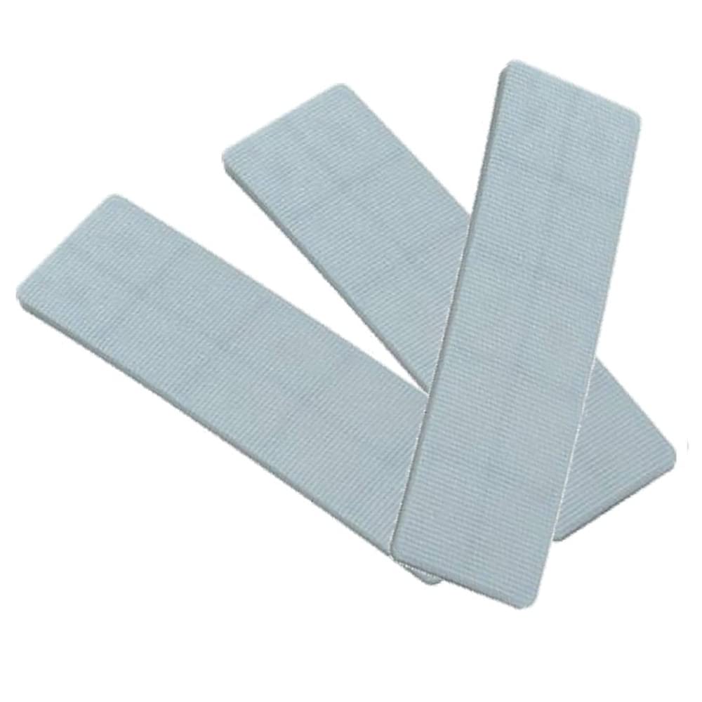 Merriway BH07805 (100 Pcs) Window Glazing Flooring Packer Shims, 100 mm x 28 mm x 4 mm, Grey - Pack of 100 Pieces