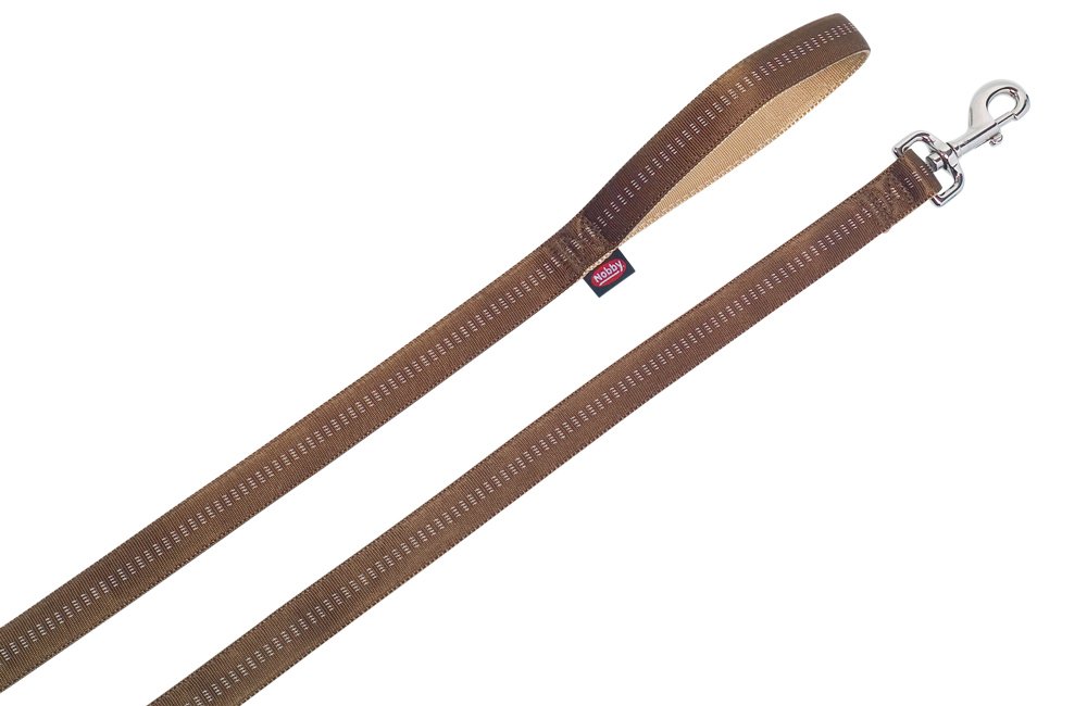 Nobby Leash Soft Grip, 120 cm/ 10 mm, Brown