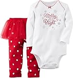 Carter's Baby Girls' Christmas Bodysuit & Tutu Pant Set