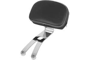WORLDMOTOP Motorcycle Driver Backrest Rider Back Rest Backpad Solo Seat Sissy Bar Compatible with Indian Scout Sixty 2025 Sco