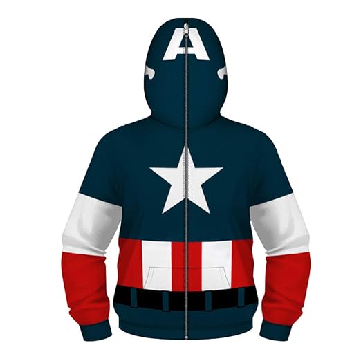 sudadera capitan america niño
