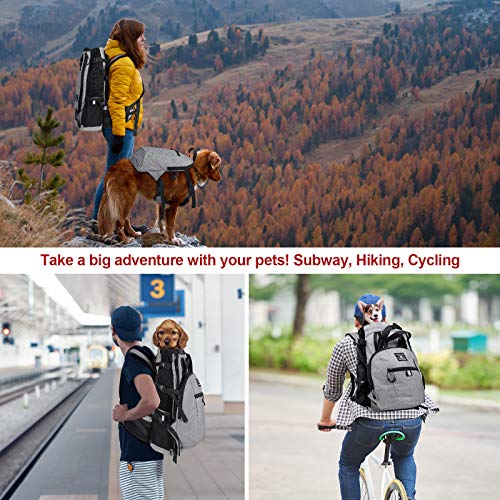 PROPLUMS 2021 Upgrade Dog Carrier Backpack for Small and Medium Dogs Pet Sport Sack Air for