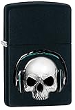 Music Skull Zippo Outdoor Indoor Windproof Lighter