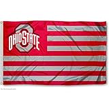 Ohio State Buckeyes Stars and Stripes Nation Flag