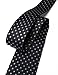 Origin Ties Men's Polka Dots with Floral Pattern Skinny Silk Tie
