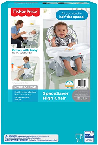 4 Fisher+Price+SpaceSaver+High+Chair+Meadow