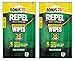 Repel 94100 Sportsmen 30-Percent Deet Mosquito Repellent Wipes, 2 Packs of 20 Count - 40 Total!