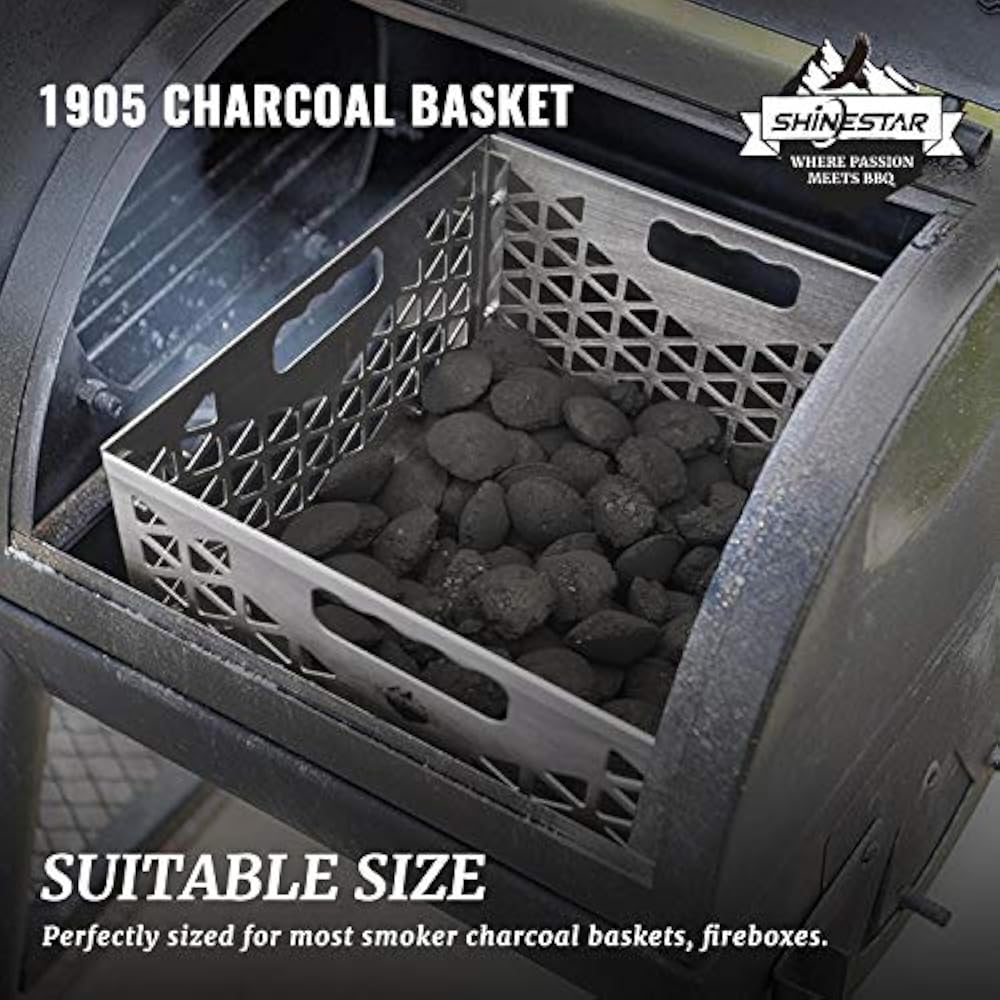 Charcoal Basket, Firebox For Oklahoma Joes Smoker, BBQ Accessories Most