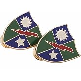 PAIR OF US ARMY 75TH RANGER REGIMENT METAL PIN BADGE