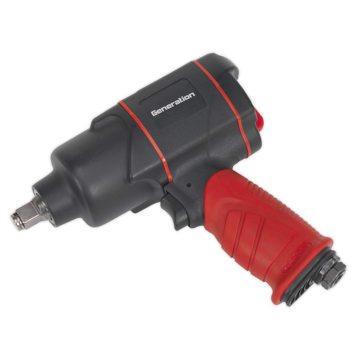 Sealey Gsa6006 Composite Air Impact Wrench 1/2Sq Drive Twin Hammer