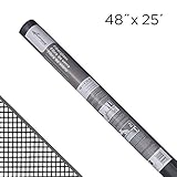 ADFORS Standard Window Screen, 48" x 25', Charcoal