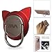 Finger Ring for Magnetic Car Mount,Metal Cell Phone Finger Holder Stand, Pop 360 Rotation Cat Shape Grip Socket Kickstand for iPhone X 7 8 Plus 6 6S SE, Samsung Galaxy Note 8 S8 S7 Tablet (Red)