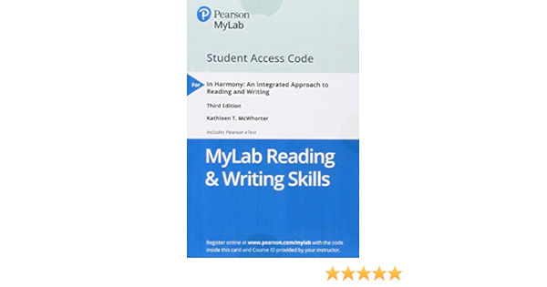 Amazon.com: In Harmony: Reading and Writing -- MyLab Reading ...