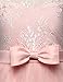 TTYAOVO Girls Pageant Ball Gowns Kids Chiffon Embroidered Wedding Party Dress Size 8-9 Years Pink