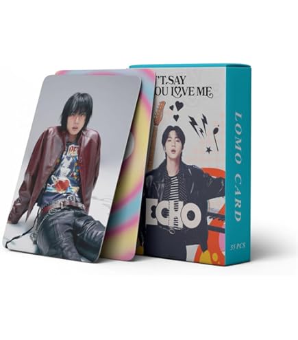 Amazon.com: sunlelekz Bangtan Boys JIN New Album ECHO Lomo Card