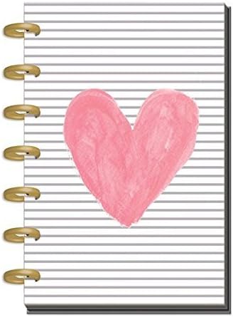 Create365 The Happy Planner Mini Blush Crush, Pink Heart, 12 Month January-December 2018, Dated