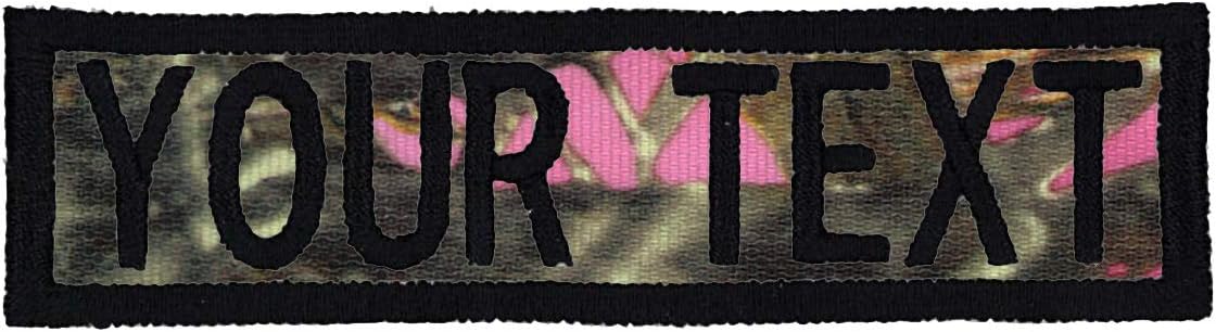 Custom Morale Name Tapes with Border! Over 35 Fabrics to choose! Made in USA!! SHIPS UNDER 24 HOURS!