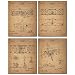Wright Brothers Patent Prints (8x10 - Set of Four Prints) primary