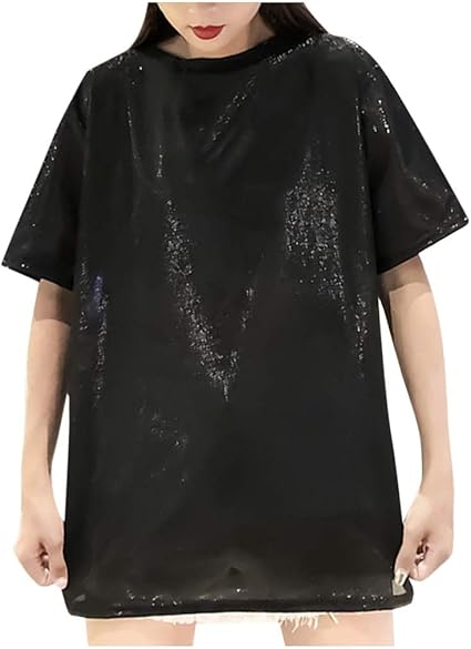 shimmer t shirt dress