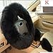 Amiley Plush Warm Steering Wheel Cover Woolen Handbrake Car Accessory Auto Fur 1 Set 3 Pcs (K)