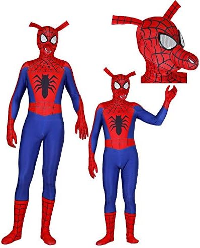 Spider-Man Into The Spider-Verse Costume Spin Vision Spider-Ham Cosplay Zentai Suit
