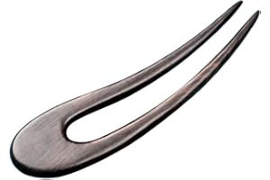 OKUMEYR U-shaped Wooden Hair Fork for Women Handmade Retro Hair Stick for Buns Wedding and Party Styling