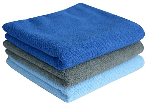 SINLAND Multi-purpose Microfiber Fast Drying Travel Gym Towels 3 pack