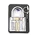 Practice Lock Set, Transparent Cutaway Crystal Pin Tumbler Keyed Padlock, Lock Practice Tools for Locksmith, Pick Set