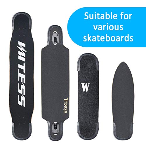 ZUEXT Skateboard Deck Guards Protector, Longboard Deck Edge Protection