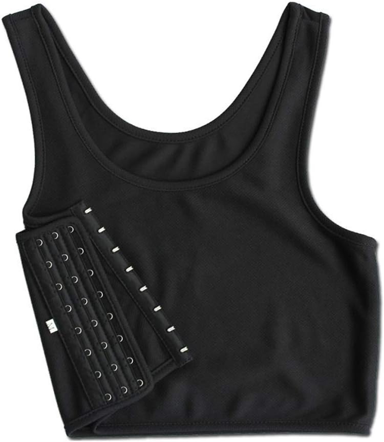 Ypnrd Elastische Brust Binder Korsett Kurz Tank Top Compression Brust