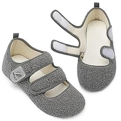 LeIsfIt House Slippers for Women Men Wide Diabetic