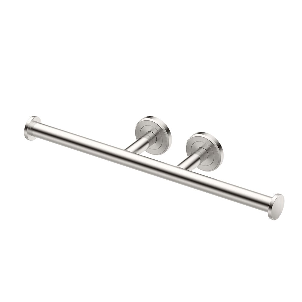 Gatco 4293A Latitude II Double Tissue Holder, Satin Nickel