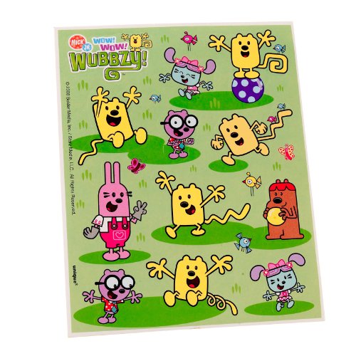 Wow! Wow! Wubbzy! Stickers (4 count)
