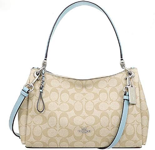 coach mia shoulder bag in signature canvas