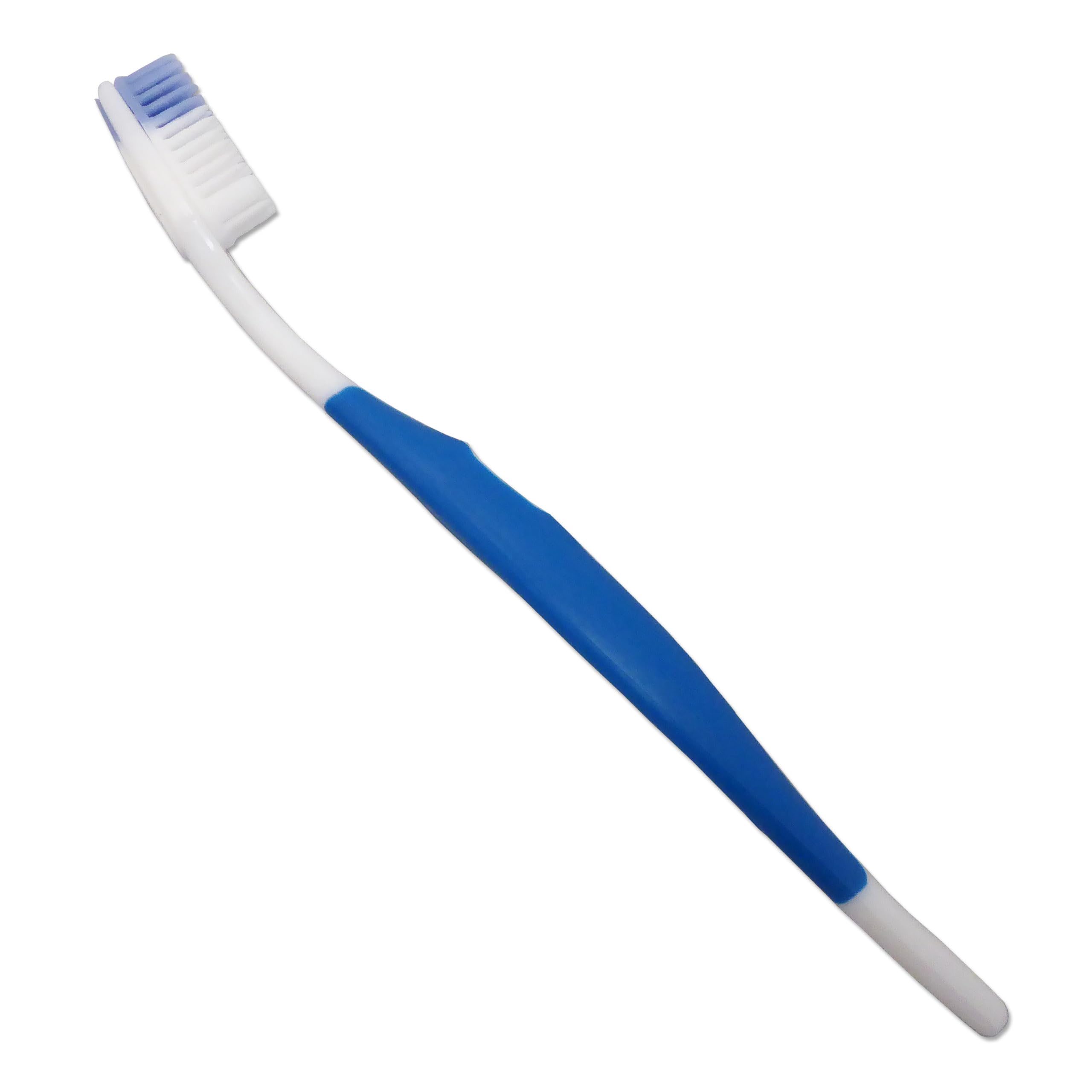 Sili Sensi-Brush - Silicone Toothbrush for Valplast Partials & Flexible Dentures (Blue)