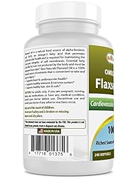 Best Naturals Aceite De Linaza 1000 mg 240 softgels
