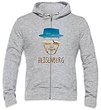 Heisenberg Mens Zipper Hoodie Medium