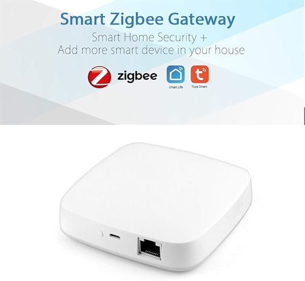 Alimentado por Tuya ZigBee con cable Smart Gateway Hub Smart Home Bridge APP Control remoto Centro WIFI y conexin de cable de red para todos los productos inteligentes Tuya ZigBee 3 0