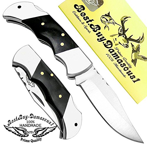 Handmade Knife 420C Stainless Steel 5.5 Inch Edc Knife Folding Camping