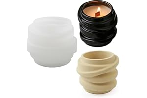 NINEXY Tie Rope Round Concrete Flower Pot Silicone Mold Epoxy Resin Candle Cup Plaster Cement Clay Mould